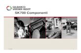SK700 Componenti - GRIT SERVICE · 2020. 7. 20. · SK700 Componenti. 11/01/2006 2 C+ Meter ... 2,7 bar diesel Perdita di pressione: < 0,4 bar benzine - 50 L/min < 1,0 bar diesel