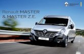 Renault MASTER & MASTER Z.E....Renault Master nonché 2 altezze e 3 lunghezze per Renault Master Z.E. e 4 masse massime autorizzate a pieno carico (PTT)*. Consente ogni tipo di trasporto,