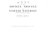 DELLA SOCIETA TOSCANA · 2016. 10. 17. · noli tiehe della caldera vulcanica di Roccamonfina » 253 ... Summary -'-Montopoli in the Lower Valdarno is well known for the occurrence