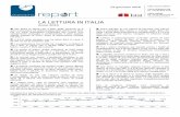 La lettura in Italia - Istat.it · 2016. 1. 13. · Nel 2014, le famiglie italiane hanno speso 3.339 milioni di euro per libri e 5.278 per giornali, stampa e articoli di cancelleria: