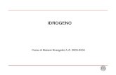 IDROGENO - UniBg · 2012. 3. 19. · costituenti. Visto il “pregio” dell’energia elettrica non è molto conveniente produrla per alimentare il processo elettrolitico di estrazione