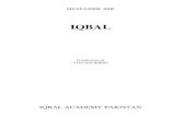 IQBAL...Testi di Iqbal adoperati POESIA Sono state usate le edizioni della poesia di Iqbal in persiano e in urdu a cura di Sheikh Ghulam ‘Ali: Kulliyyat-i Iqbal – Farsi (Collected