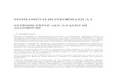 FONDAMENTI DI INFORMATICA I - CNRstaff.icar.cnr.it/.../upload/lezioni/complessita2010.pdf · 2010. 9. 11. · Fondamenti di Informatica I Introduzione all’Analisi di Algoritmi Pag.