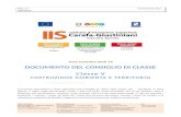 IIS Carafa Giustiniani · Web viewIl presente documento è stato approvato dal Consiglio di classe nella seduta del /05/2019, ai sensi dell’art. 5 della Legge 10/12/1997, n 425