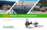 Mixer e Flowmaker - Soltech Srl and...Taglie motori da 1,1 a 7,5 kW Diametro elica: 1.700 mm o 2.300 mm Velocità di rotazione: 19 – 47 rpm Velocità periferica: 1,9 – 4,2 m/s