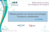 Rééducation en neuro-oncologie Tumeurs cérébrales · 2021. 1. 4. · MONFILLIETTE DJELAD Apolline (oncologie médicale, Lille), PAROT-MONPETIT Anny (gastro-entérologie et médecine