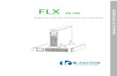 FLX - K-factor · 2020. 1. 29. · 3.8 Collegamento batterie ... questo manuale sono un supplemento alle norme di sicurezza locali. ... Con il display LCD e gli indicatori LED l’utente