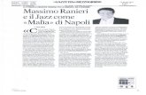 Camerata Musicale Barese · 2017. 3. 17. · Massimo Ranieri e il Jazz come «Malìa» diNapolid UGO SMSA anta Napoli, Napoli injazz». È inevitabile citare Gegè Di Gia- como, indimenticata