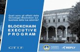 BLOCKCHAIN EX ECU TI V E P R O G R AM · 2019. 11. 23. · •Strategia Blockchaine investimenti •L’impatto della tecnologia Blockchainsui modelli di Business ONLINE MODULO 1