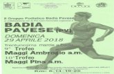 GP AVIS PAVIA – Associazione Sportiva Dilettantistica con più di … · 2018. 3. 25. · COMITATO TERRITORIALE DI LODI OMOLOGAZIONE N. 946 DEL 26 - 01 - 2018 FIASP SPORT TAFISA