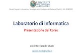 Laboratorio di Informaticaswap/labinf1819/0_Introduzione.pdfLaboratorio di Informatica (ITPS, Track B) –Università degli Studi di Bari –A.A. 2018/2019 Programmazione modulare