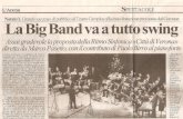 Big Band Ritmo-Sinfonica "Città di Verona" dicembre 2000.pdf · mento di Sammy Nestico. Poi, con Paolo Birro al ianoforte, Pasetto e la sua or- chestra azz affrontano "Rapsody in