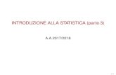 INTRODUZIONE ALLA STATISTICA (parte 3) - people.unica.it · 2017. 12. 8. · INTRODUZIONE ALLA STATISTICA (parte 3) A.A.2017/2018 1/1. Calcolare le misure di variabilit ...