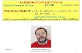 LABORATORIO DI MECCANICA Corso di Laurea in “Fisica ...meddif/LabMecMaterialeDidattico_AA...03/02/20 Laboratorio di Meccanica (Canale A-C) A.A. 2019-2020 1 LABORATORIO DI MECCANICA