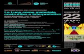 Seminario tecnico con 4 crediti formativi La Luce come materiale … · 2016. 7. 2. · - dott. Gabriele Allevi, Museologo - Marcello Deganutti, MAPEI - Pietro Lattarulo, MAPEI Data
