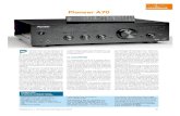 SPENDIBENE Pioneer A70 - New Audio a70 (1)/AudioReview... · 2013. 1. 29. · ossia fibra ottica e coassiale elettrica ter-minata con pin RCA, alle quali si affianca anche una lodevole