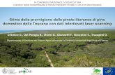 Stima della provvigione delle pinete litoranee di pino ......Stima della provvigione delle pinete litoranee di pino domestico della Toscana con dati telerilevati laser scanning Dipartimento