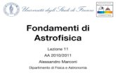 Fondamenti di AstroÞsica - Arcetrimarconi/Lezioni/Fond11/Lezione11.pdf · 2019. 11. 24. · A. Marconi Fondamenti di Astroﬁsica (2010/2011) Il Mezzo Interstellare Gran parte della