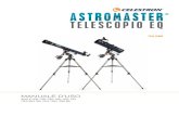 ITALIANO - Celestron.it · per il telescopio AstroMaster EQ Il telescopio deve essere configurato all’interno per la prima volta, in modo che sia semplice individuare le varie parti