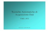 Tecniche Automatiche di Acquisizione Datipeople.na.infn.it/~garufi/didattica/CorsoAcq/Trasp/... · 2006. 5. 2. · 4. Il master legge i dati registrandoli nel proprio buffer, e alla