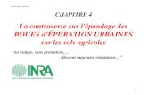 La controverse sur l'épandage des BOUES d'ÉPURATION URBAINES sur les sols agricolesdenis-baize.fr/documents/POITIERS-Chap.4-Boues.pdf · 2007. 7. 29. · Poitiers-Chap.4-Boues.doc