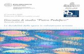 Giornata di studio “Pietro Pedeferri” · 2020. 11. 3. · Giornata di studio “Pietro Pedeferri” La durabilità delle opere in calcestruzzo armato 27 novembre 2020 Politecnico