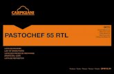 Codice Macchina Machine Code PASTOCHEF 55 RTLPASTOCHEF 55 RTL LITA DEI RICAI - LIT OF PARE PART LITE DE PIECE DE RACANGE - ERATZTEIL-LITE - LITA DE REPUETO 4 201812 - 04 Codice Machina