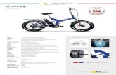foldable e-bike MOTORE DA · 2020. 6. 8. · Batteria Samsung da 48V 12.8Ah Dimensioni e-bike 56 118 cm 176 105 44 AB-BX-B20 | 8052870480583 RUOTE 20” X 4.0” marca KENDA modello