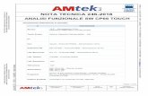 NOTA TECNICA 246-2018 - Amtek Srlcrm.amtek.it/amtek/ULALL/Nota tecnica_246-2018_analisi... · 2018. 7. 19. · 15,5” – Alimentazione 12Vcc Definizione 1080x1920 in formato portrait