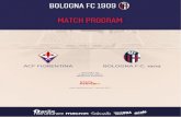 MATCH PROGRAM · 2021. 1. 1. · MATCH PROGRAM TESTA A TESTA SERIE A TIM - DAL 2012/13 ACF FIORENTINA vs BOLOGNA F.C. 1909 Stagione Data Giornata Squadra di casa Punto Squadra ospite