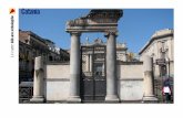 Catania · 2009. 11. 12. · Il Teatro romano Insigne monumento d’età romana il Teatro romano sorge sul fianco meridio-nale dell’altura occupata sin dall’età greca da edifici