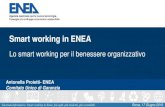Smart working in ENEAGiornata Informativa. Smart working in Enea: più agili, più moderni, più sostenibili. Roma, 17 Giugno 2019 Il lavoro Agile nella P.A. La legge 7 agosto 2015
