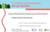 Loredana Torsello & Dario Bonciani - Unione GeotermicaLoredana Torsello & Dario Bonciani CoSviG –Consorzio per lo Sviluppo della Aree Geotermiche Distretto Tecnologico Energia Economia