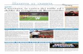 NUOVA GAZZETTA DI CASERTA · 2017. 2. 8. · di parità con i sanniti a fine campionato, il non trascurabile vantaggio nei confronti diretti e, quindi, alla fine, potrebbe pe - sare