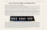 info inserto storia - Fabrizio Altieri · 2020. 4. 5. · 4 La storia del computer © ATLAS La sua importanza, tuttavia, non era tanto nell’ingegnosità dei dispositivi meccanici,