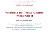 Patologia del Tratto Gastro- Intestinale II · 2020. 4. 3. · Patologia del Tratto Gastro-Intestinale II. ... Carcinoma squamocellulare dell’esofago •Forma più frequente nel