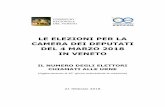LE ELEZIONI PER LA CAMERA DEI DEPUTATI DEL 4 MARZO 2018 …doc989.consiglioveneto.it/oe/resources/report_elettori... · 2018. 2. 21. · Canale d'Agordo 447 506 953 2 Cencenighe Agordino
