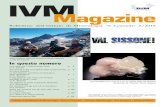 IVMMagazine - Istituto Valtellinese di Mineralogia 2019-02.pdf · 2019. 7. 30. · Gianluca Grignani Panorama dal Passo Tremogge Agosto 2013. Foto Mottarella Studio Grafico La Val