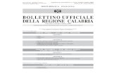 BOLLETTINO UFFICIALE DELLA REGIONE CALABRIAconsiglioregionale.calabria.it/gestbur_2002/bur2008/sups... · 2008. 10. 23. · Poste Italiane - Spedizione in a.p. Tab. “D” Aut. DCO/DC