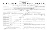DELLA REGIONE SICILIANA · 2013. 7. 26. · 2 26-7-2013 - GAZZETTA UFFICIALE DELLA REGIONE SICILIANA - PARTE I n. 34 DECRETO 18 luglio 2013. Rettifica ed integrazione del decreto