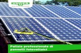 Pulizia professionale di pannelli fotovoltaici · • ®Pulizia semplice, rapida ed efficace di pannelli fotovoltaici con il sistema nLite • Senza impiego di scale o gru e spesso