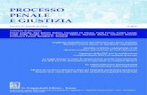 PROCESSO PENALE E Processo penale e Giustizia: Rivista telematica bimestrale pubblicata da G. Giappichelli s.r.l. – Registrazione Tribunale di Torino n. 2/2015 – ISSN 20394527
