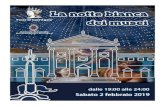 NotteBianca 2 febbraio 2019 - Catania · 2019. 1. 30. · Nella corte del Palazzo degli Elefanti il Sindaco consegnerà il premio “La candelora d'Oro”e sarà accesa la lampada