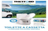 COL Magazine - TOILETTE A CASSETTA...Thetford sono appositamente progettati per funzionare correttamente con le toilette Thetford. Prolungare la garanzia della vostra toilette portatile