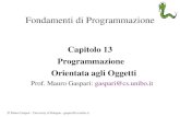 Fondamenti di Programmazione - Plone sitegaspari/www/teaching/prog13.pdf · 2005. 5. 25. · Fondamenti di Programmazione Capitolo 13 Programmazione ... ereditarietà si chiama orientata