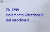 EN 1299 Isolamento vibrazionale - units.it · 2019. 5. 25. · Norma tecnica di tipo B armonizzata direttiva macchine 2006/42/CE La presente norma europea fornisce linee guida per