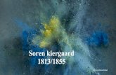 Soren kiergaard 1813/1855...Timore e tremore (1843), raffigurando la vita religiosa nella persona di Abramo. Questi, vissuto fino a 70 anni nel rispetto della legge morale, riceve