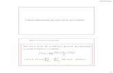 Calcolo differenziale per funzioni di una variabile15/10/2015 1 1 Calcolo differenziale per funzioni di una variabile Derivata di una funzione Def. Sia f: (a,b) R, si definisce derivata