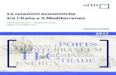 Le relazioni economiche tra l’Italia e il MediterraneoNapoli: 7ma edizione del Rapporto “Le relazioni economiche tra l’Italia e il Mediterraneo’ nell’ambito del convegno