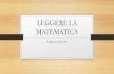 LEGGERE LA MATEMATICA - aiditalia.org · 2016. 11. 18. · Prestazione matematica . Chiara De Vita Dottoressa in psicologia Dottoranda Ambito di ricerca: ... DEFINIZIONE (ICD-10)